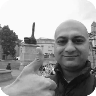 👍 emoji Greyed-out Fuck Man! Telegram sticker 9 of 17