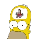 🙄 emoji Simpsons @AM_stickers Telegram sticker 7 of 10