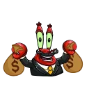 Sticker from Mr. Krab by @rock_king319