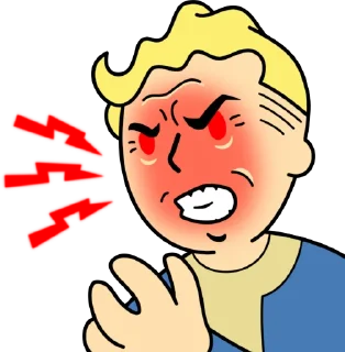 😡 emoji Fallout | @StickersOfAstora Telegram sticker 16 of 45