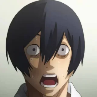 😨 emoji Prison school @StickersofAnime Telegram sticker 11 of 120