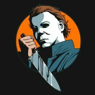 Sticker from Michael Myers 🔪 @ScaryVerse