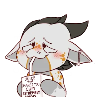 🥛 emoji Kobold Dexy Telegram sticker 11 of 39