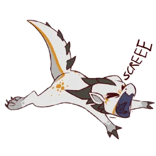 😫 emoji Kobold Dexy Telegram sticker 23 of 39