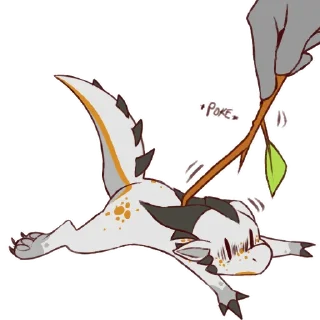 🌿 emoji Kobold Dexy Telegram sticker 24 of 39