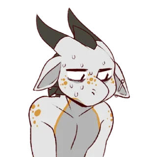 😰 emoji Kobold Dexy Telegram sticker 14 of 39