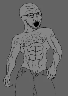 🥴 emoji Gigachad Wojak Telegram sticker 16 of 54