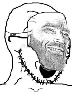🥴 emoji Gigachad Wojak Telegram sticker 21 of 54