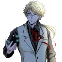😌 emoji Kunikida @Nekostickerss Telegram sticker 12 of 95