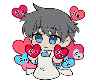 ❤️ emoji MBTI Boys (@TodorokiShouto) Telegram sticker 5 of 16
