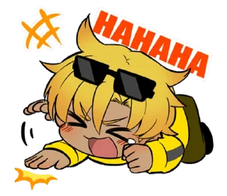😂 emoji MBTI Boys (@TodorokiShouto) Telegram sticker 14 of 16