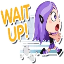 🏃 emoji @TelStick-Violet Telegram sticker 19 of 29
