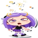 ☺️ emoji @TelStick-Violet Telegram sticker 15 of 29