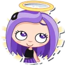 😏 emoji @TelStick-Violet Telegram sticker 13 of 29