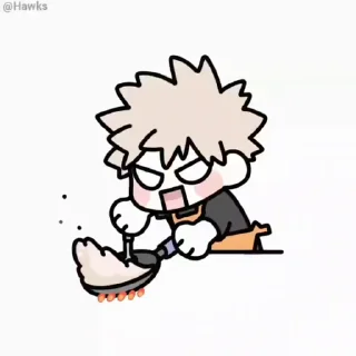 🔥 emoji (@Tengen) Bakugou Katsuki Telegram sticker 12 of 45