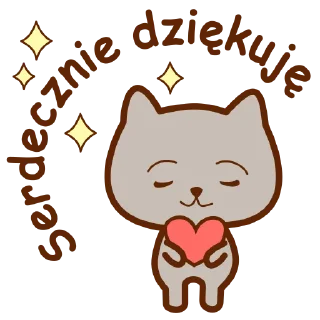 😌 emoji Kotek Polski Telegram sticker 10 of 40