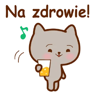 🍸 emoji Kotek Polski Telegram sticker 18 of 40