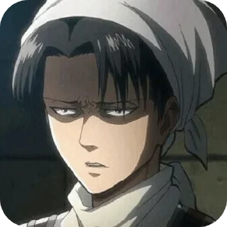 🌿 emoji “Levi Ackerman” Telegram sticker 7 of 30
