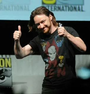 👍 emoji James Macavoy Telegram sticker 16 of 85