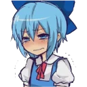 😢 emoji Cirno⑨ Telegram sticker 6 of 31