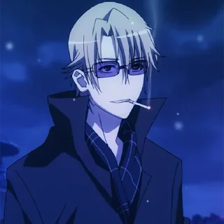 🥃 emoji Izumo Kusanagi 🚬 @xxTokyo_Art Telegram sticker 23 of 23