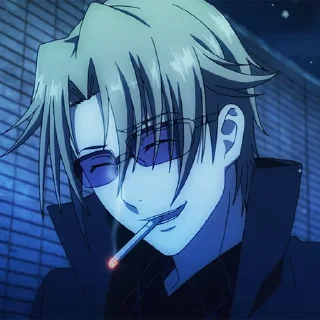 🥃 emoji Izumo Kusanagi 🚬 @xxTokyo_Art Telegram sticker 21 of 23