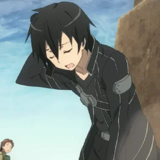 🗡 emoji Kirito Telegram sticker 11 of 46
