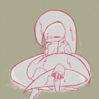 💕 emoji •-• Strawberrymilk nightmare •-• by : @Undertale_Stickers Telegram sticker 14 of 31