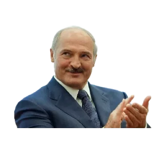 👏 emoji President of Belarus Telegram sticker 7 of 39