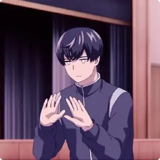 😎 emoji 潔癖男子!青山くん、丹口ㄚ丹爪丹  ʞʉɲ @kouenkai Telegram sticker 7 of 30