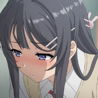 😳 emoji Anime Girls Telegram sticker 5 of 25