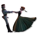 👯 emoji Frozen Telegram sticker 5 of 106