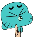 😣 emoji The Amazing World of Gumball Telegram sticker 6 of 52