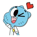 😘 emoji The Amazing World of Gumball Telegram sticker 12 of 52