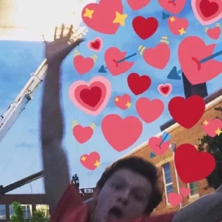 ❤️ emoji Том Хохланд Telegram sticker 23 of 27