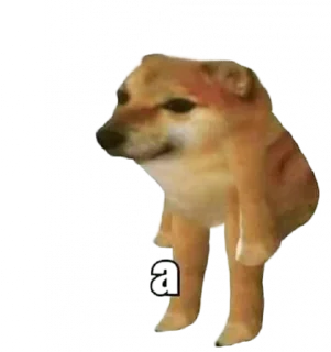 😐 emoji Such a Doge By @OH_NO_CRlNGE Telegram sticker 21 of 115
