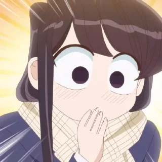 🔮 emoji Komi Shouko @StickersofAnime Telegram sticker 14 of 105