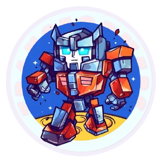 🥳 emoji Transformers Telegram sticker 10 of 12