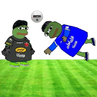 ⚽️ emoji @Man_Zad 😻💦بقیه استیکر ها اینجاس Telegram sticker 22 of 110