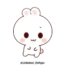 😇 emoji Happy bunny • @linkdoni_enfejar Telegram sticker 5 of 24