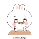 😐 emoji Happy bunny • @linkdoni_enfejar Telegram sticker 20 of 24