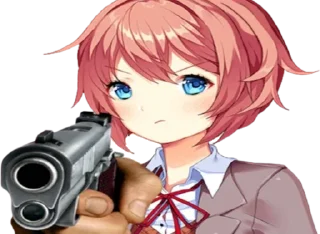 🔫 emoji anime 1 @IoIi_harem_bot Telegram sticker 5 of 26