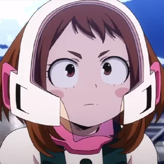 🌸 emoji (@Tengen) Uraraka Ochako Telegram sticker 20 of 50