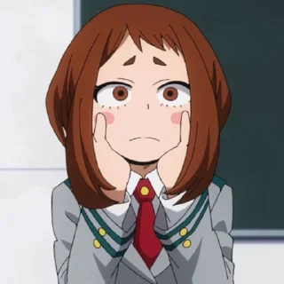 🌸 emoji (@Tengen) Uraraka Ochako Telegram sticker 11 of 50