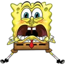 😱 emoji SpongeBob  @stickers4 Telegram sticker 11 of 21