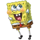 😎 emoji SpongeBob  @stickers4 Telegram sticker 7 of 21