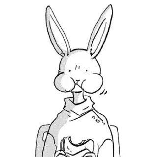 😐 emoji BEASTARS Telegram sticker 4 of 42