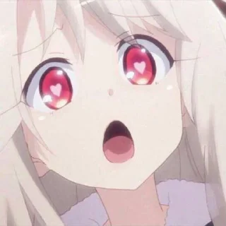 😍 emoji illyasviel @stickerspackanime Telegram sticker 14 of 103