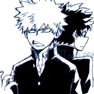 💥 emoji Katsuki & Deku :; @SerenitySsoul Telegram sticker 23 of 40