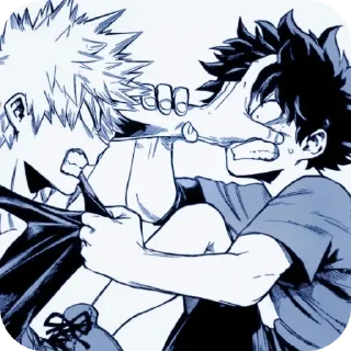 💥 emoji Katsuki & Deku :; @SerenitySsoul Telegram sticker 7 of 40